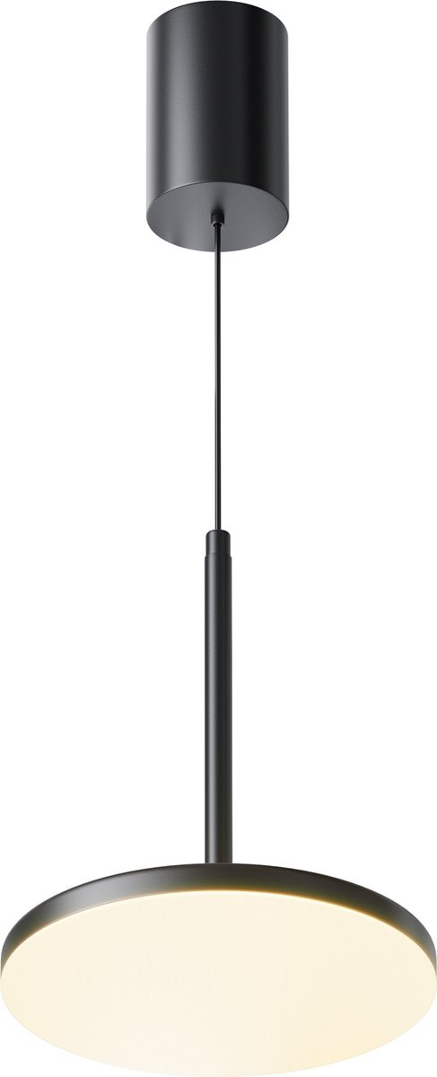 Maytoni Technical Hanglamp Plato - Zwart - LED - Aluminium - Ø 18,5 cm
