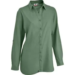 MAUL Damen Bluse Rosenberg - 1/1 Krempelbluse i, Größe 50 in Grün Grün