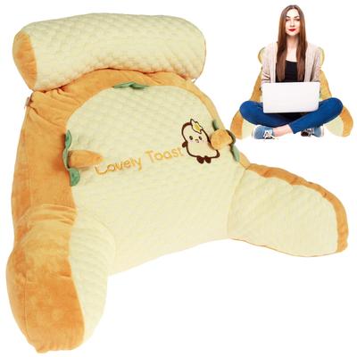 Uplift Treasures Triangular Backrest Reading Pillow Cushion orange
