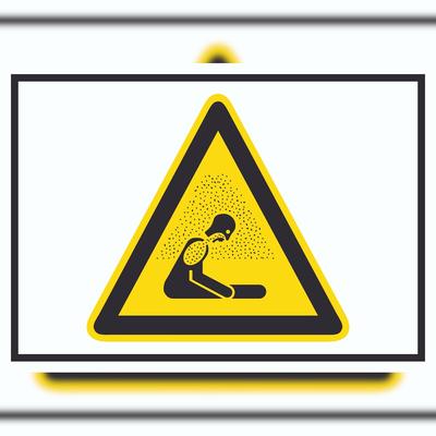 HB-Druck Achtung Erstickungsgefahr Symbol A3 (297x420mm) Schild