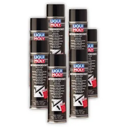7x Unterbodenschutz LIQUI MOLY 6111 Bitumen Unterboden Schutz schwarz 500ml