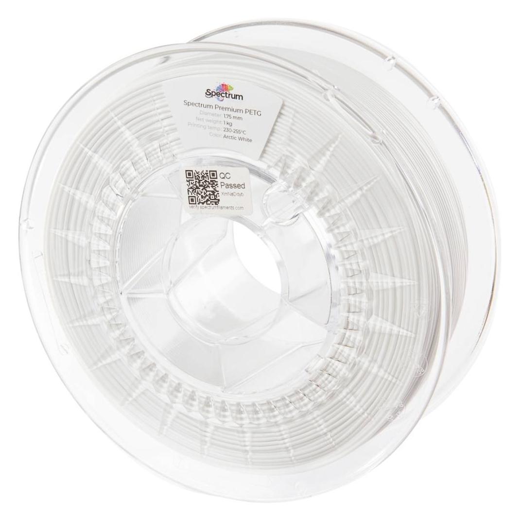 Spectrum Filament / PETG / ARCTIC WHITE / 1,75 mm / 1 kg (PETG, 1000 g, 1.75 mm) (5903175657619)