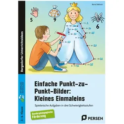 Einfache Punkt-zu-Punkt-Bilder: Kleines Einmaleins, Schulbücher von Bernd Wehren