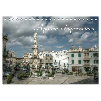 Apulien – Impressionen (Tischkalender 2027 DIN A5 quer), CALVENDO Monatskalender