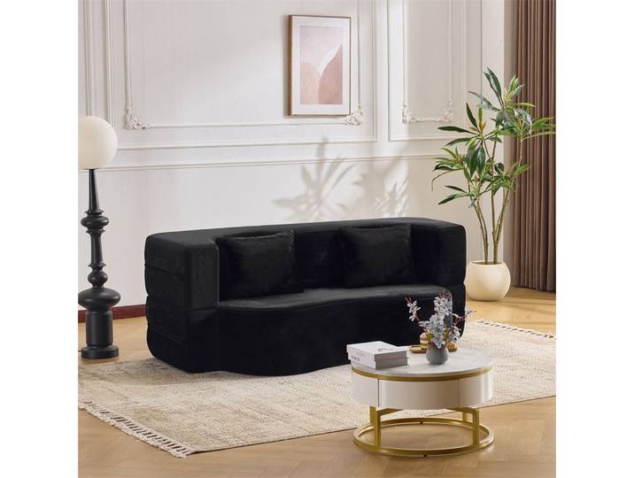REDOM Schlafsofa Zweizwecksofa, vollständig komprimiertes Futon-Schlafsofa, montagefreies 1 Teile