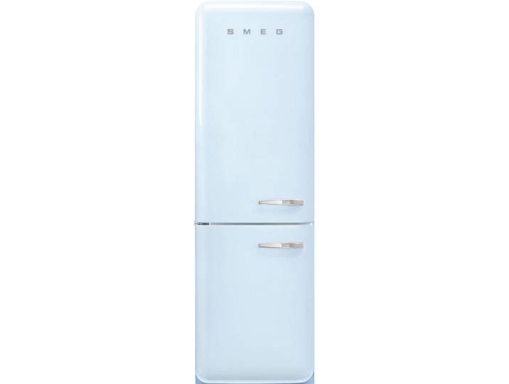 Smeg Kühl-Gefrier-Kombination, Pastellblau, Metall, 2 Schublade(n),3 Schublade(n) Schubladen, C, 60x196.8x72.8 cm, Made in Italy, Abtauautomatik, LED-Innenbeleuchtung, elektronische Temperaturregelung, No-Frost, Warneinrichtung bei Temperaturanstieg, Kälteakku, Urlaubsschaltung, Küchen, Küchenelektrogeräte, Kühl- & Gefrierschränke, Kühl- und Gefrierkombinationen