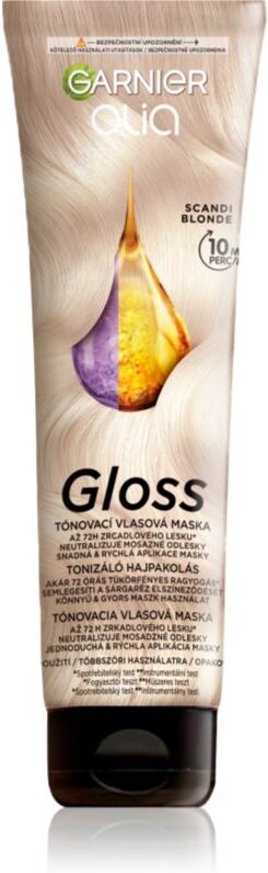 Garnier Olia Gloss Bonding Color Mask pour cheveux teinte Scandi Blonde 150 ml