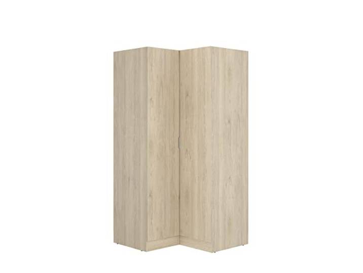 DEKIT GRUPO RIMOBEL Essen Eckschrank, Engineering-Holz, natürliche Eiche, 184 x 91 x 93 cm