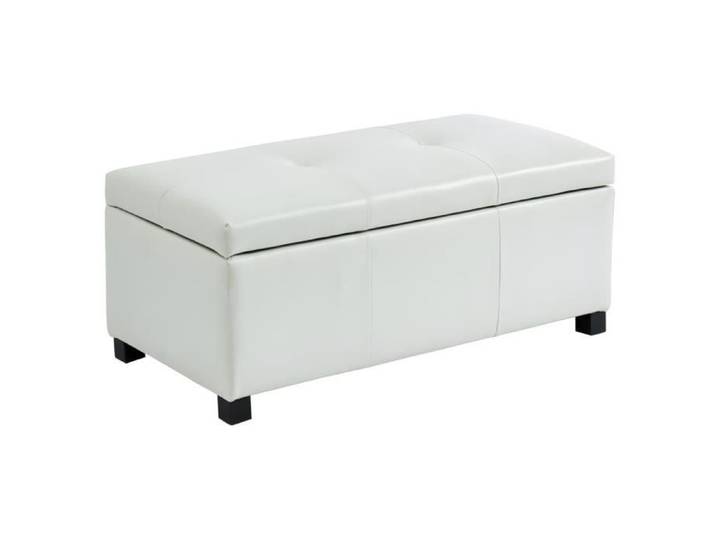 Banc coffre simili FILIPPO - Blanc
