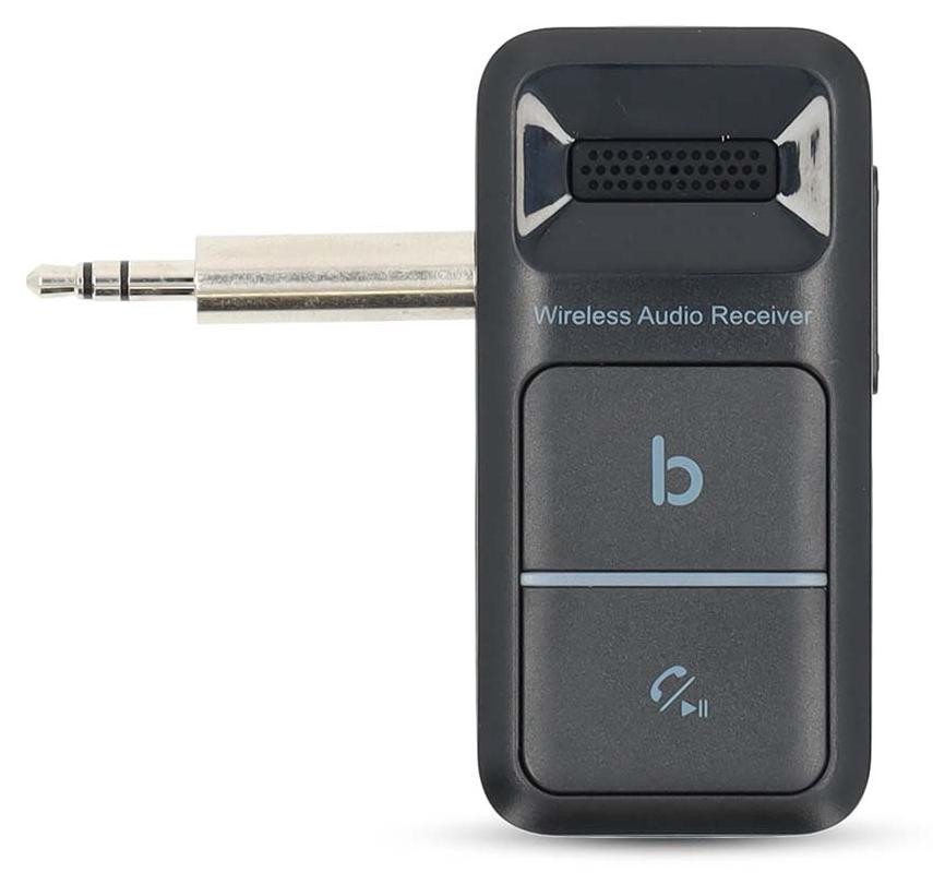 Nedis Bluetooth-audioontvanger met 3,5 mm AUX-aansluiting en handsfreefunctie, zwart
