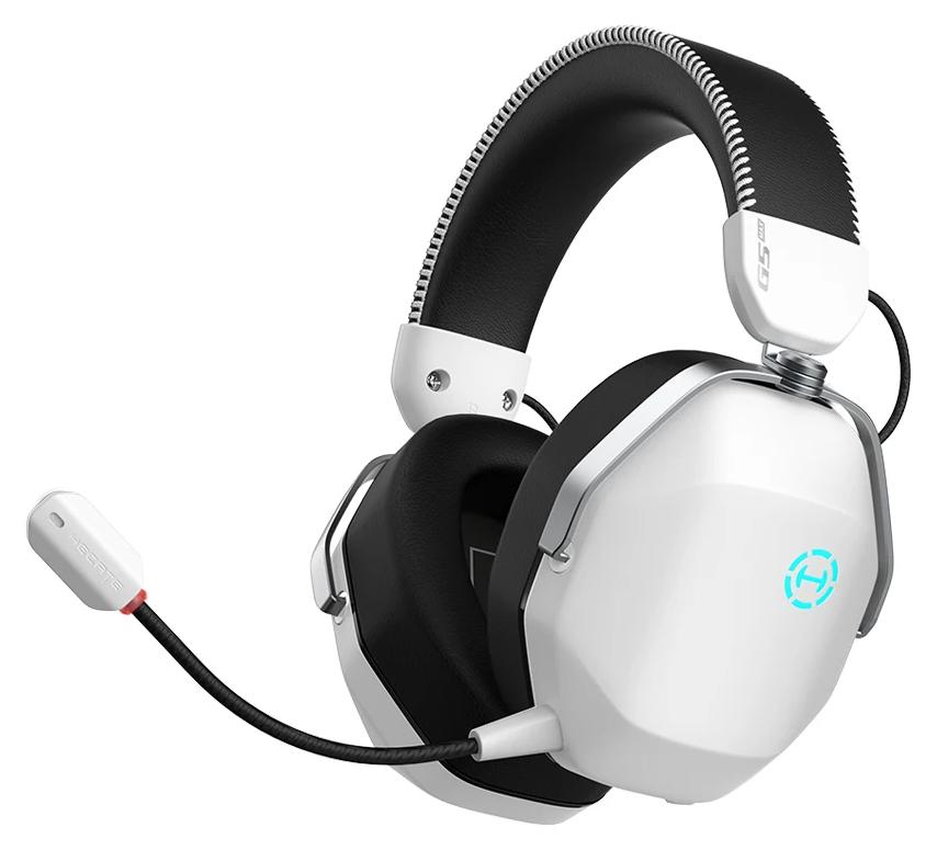 G5 MAX - Kabelloses Gaming-Headset - Bluetooth und Kabel - LDAC - 53-mm-Treiber - 20-40.000 Hz - 119 Stunden Akkulaufzeit - Mikrofon - Weiß