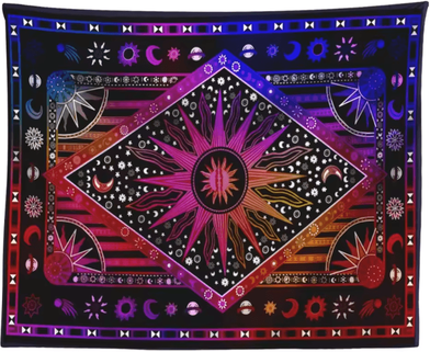Inspire Curations Indian Tarot Mandala Tapestry Bohemian Hippie Wall Hanging Decor e2 230x150cm