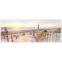 Keilrahmenbild NORDERNEY (BHT 77x27x2 cm) - bunt - BHT 77x27x2 cm
