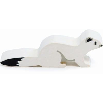 TENDER LEAF TOYS - Holztier Hermelin weiss