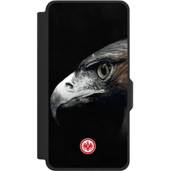 Nivocase Klapphülle für Samsung Galaxy S26+ Handyhülle aus Kunst Leder NIVOflip schwarz Europameisterschaft (Samsung Galaxy S26+), Smartphone Hülle, Schwarz