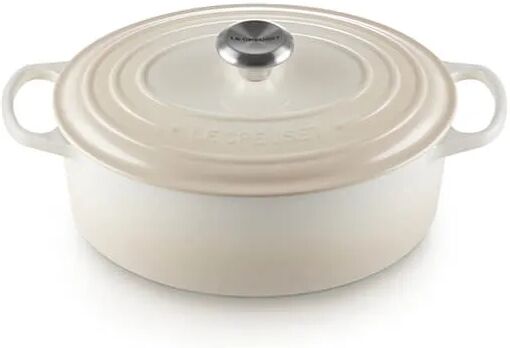 Le Creuset Signature Meringue Cast Iron 27cm Oval Casserole