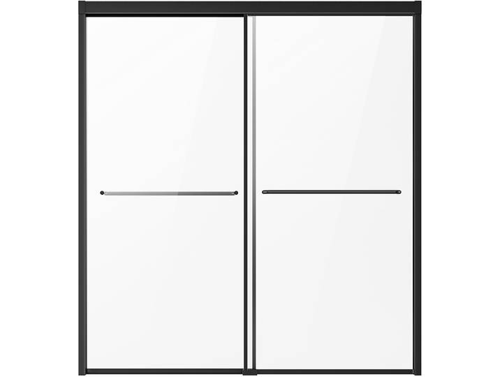 VEVOR Schuifdeur Badkuip Douchedeur Bypass Badkuipdeur 1422-1524x1524 mm