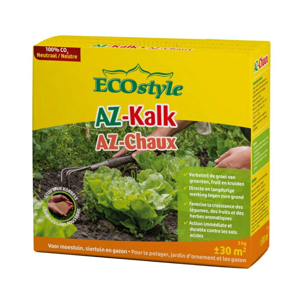 Ecostyle Az-kalk voor de moestuin, 2 kg