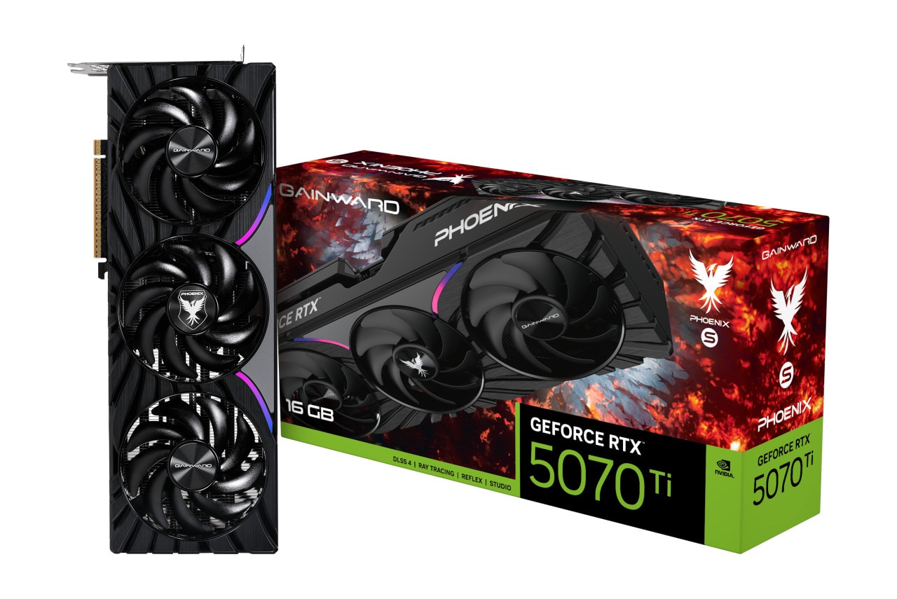 GAINWARD GeForce RTX 5070 Ti Phoenix S Grafikkarte 16 GB