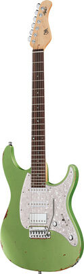Mayones Guitars Aquila Aged V24 6 MMCG Monolith Metallic Celadon Green Nitro