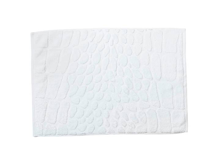 Badvorleger Black Line Safari Croco 50 x 70cm Weiß/Weiß