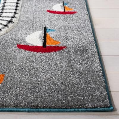 SAFAVIEH Carousel Kids Koika Neighborhood Road Rug