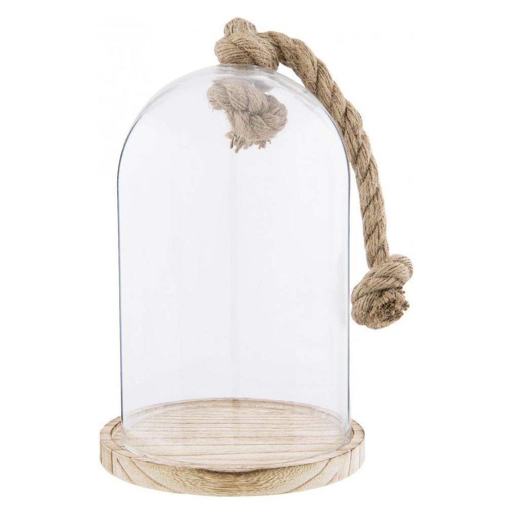 Clayre & Eef Clayre Eef Glasglocke 6GL2222 Transparent 17x29 cm (53603119)