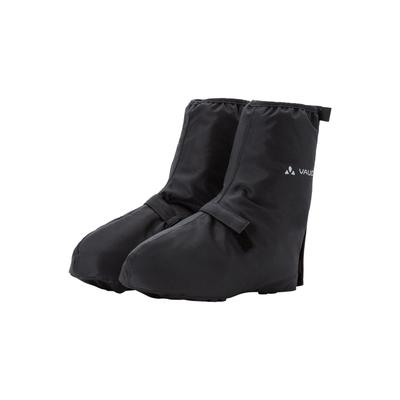 Fahrrad-Überschuh VAUDE "BIKE GAITER WARM" Gr. 40, schwarz, Schuhüberzieher, 40/43, mit reflektierenden Designelementen, wasser- und schmutzabweisend