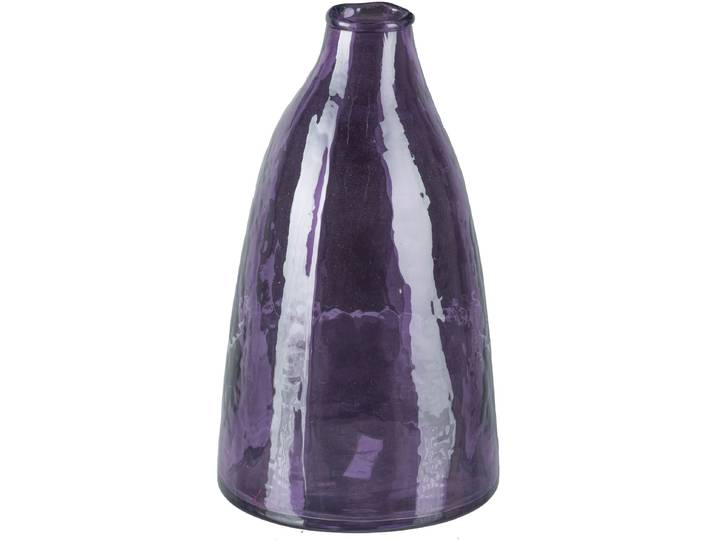 Dekovase CREATIV HOME Vase , aubergine, H:20cm Ø:11,5cm, Vasen, Dekovase, mit durchbrochenem Design