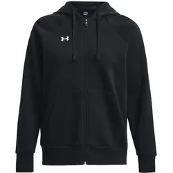 UNDER ARMOUR Rival Fleece Kapuzenjacke Damen 001 - black/white 36