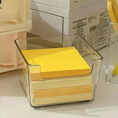 Clear Acrylic Sticky Note Holder Desktop Organizer Clear Acrylic Sticky Note Holder Desktop Organizer