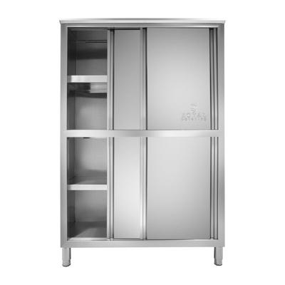 Helloshop26 - Professioneller edelstahl küchenschrank 4 böden 50 x 118 x 180 cm 3614123