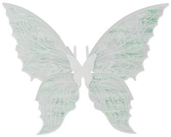 Smart Shopping Spot Sparkling Princess Angel Wing Fairy Wings Organza Dress Up Costume Party Prop For DIY Decorations white