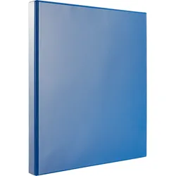 Präsentationsringbuch A4 blau | 16 mm | PVC | 2-D-Ring-Mechanik