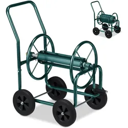 Relaxdays, Gartenschlauch Aufbewahrung, Schlauchwagen (60 m)