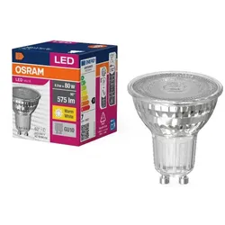 OSRAM LED Value PAR16 LED Reflektor Lampe 6,9W wie 80W warmweißes Licht mit 60° Lichtkegel