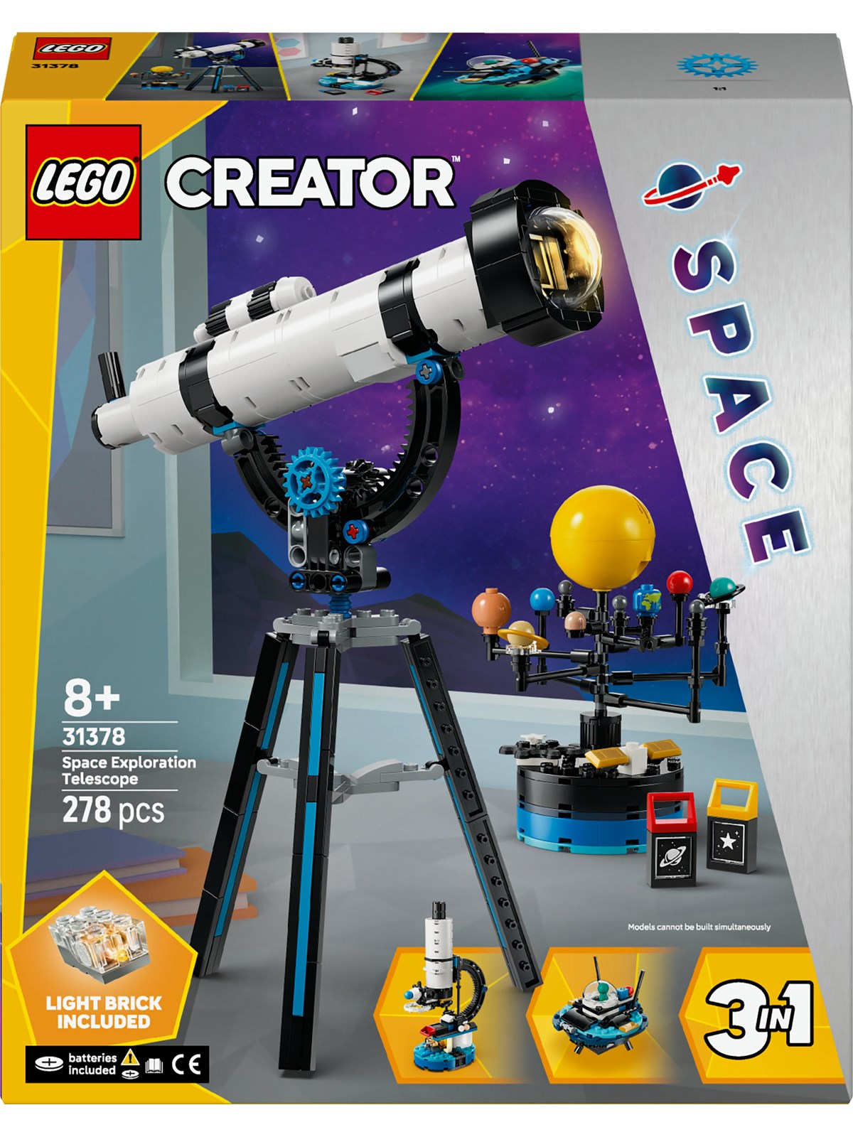 LEGO Creator 31378 Weltraumteleskop