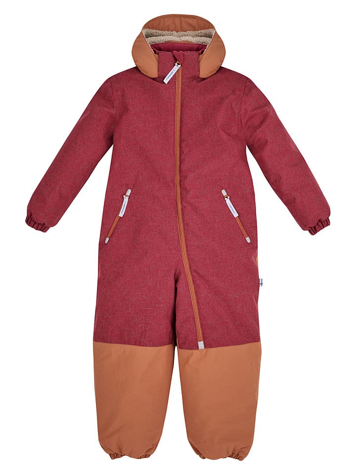 finkid Schneeanzug "Oulu" in Rot/ Orange - 120/130