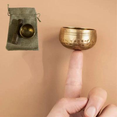 Traditional Tibetan Brass Singing Bowl For Meditation Traditional Tibetan Brass Singing Bowl For Meditation