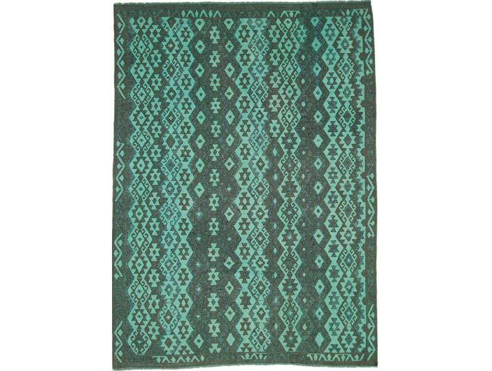 Kelim Afghan Chromatic Teppich 211x289 Handgewebt Orientteppich Wolle
