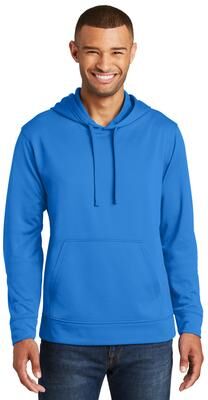 Port & Company PC590H Performance Fleece Pullover Hooded Sweatshirt in Royal Blue size 3XL