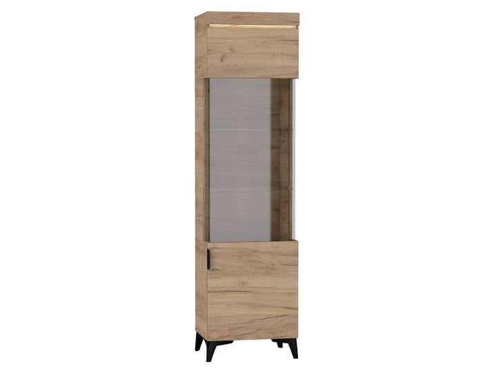 Vitrine 1 porte LED inclus Ruben Bois