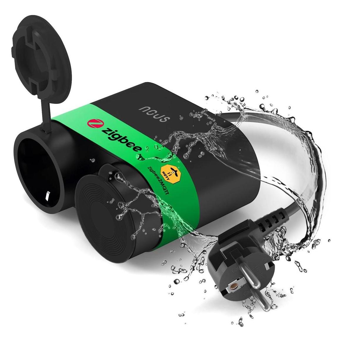 Nous A4Z smarter Stecker Outdoor Zig 3680W/2xSteckdose/IP44/ZigBee (40820639)