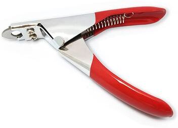 Happy Pet Pantry Premium Pet Nail Clippers For Dogs & Cats Stainless Steel Grooming red