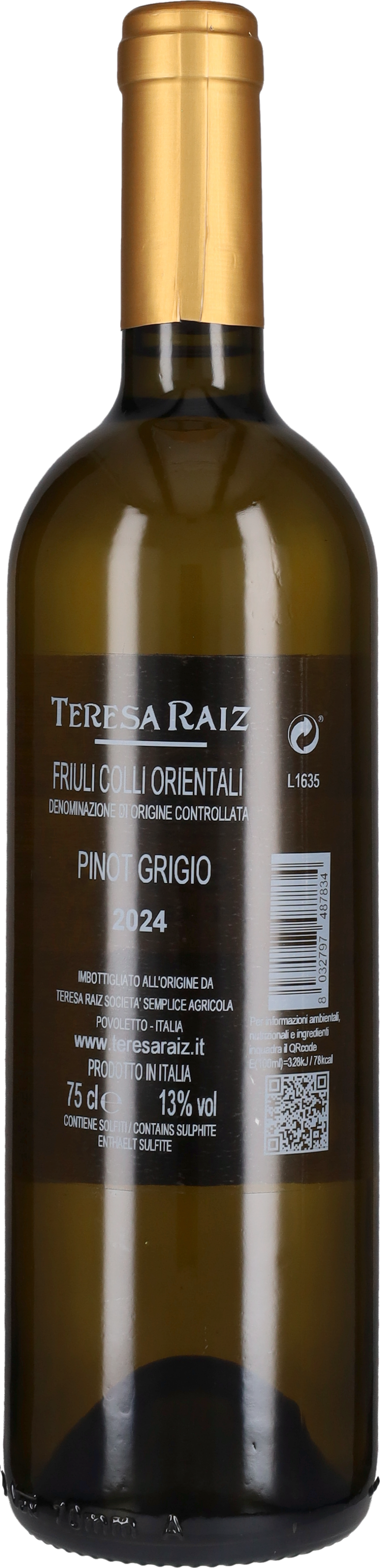 Raiz Teresa Pinot Grigio Teresa Raiz 2025