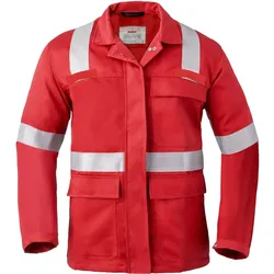 Multinorm Langjacke "3256" 5safety - 54 - Rot
