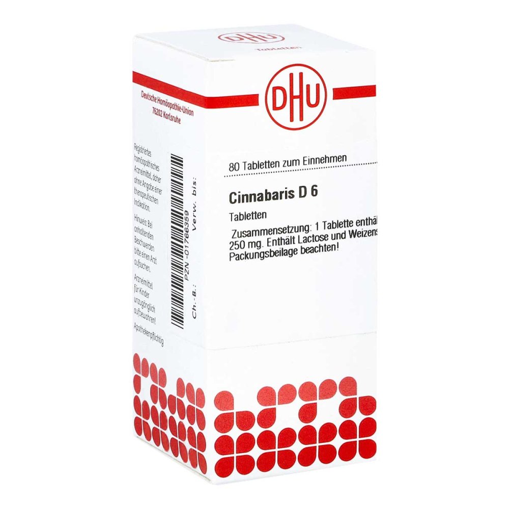 DHU-Arzneimittel GmbH & Co. KG Cinnabaris D6 Tabletten 01766359