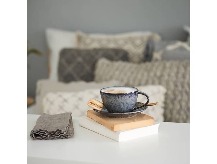 Sous-tasses lot de 4 Ø 15cm Bleu/Bleu