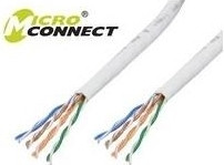 MicroConnect KAB010-305 Cat6 U/UTP Netwerkkabel, 305 meter, Wit
