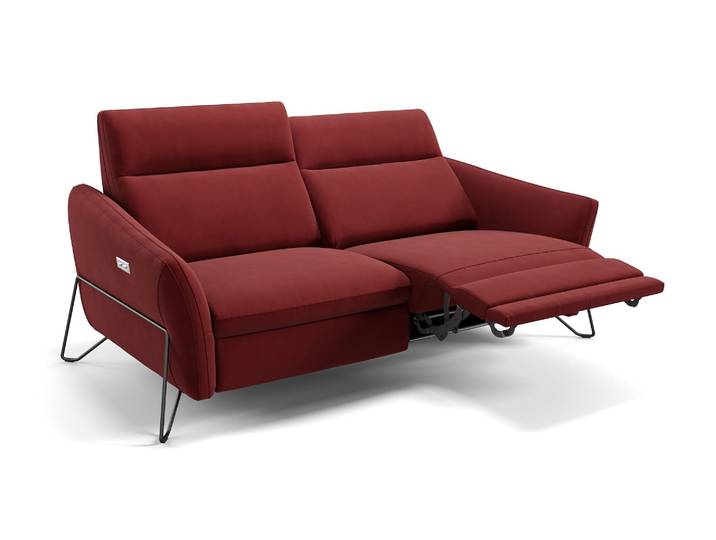Stoff 2-Sitzer Couch MASANO Sofa mit Funktion